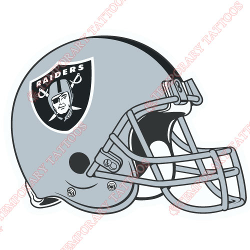 Oakland Raiders Customize Temporary Tattoos Stickers NO.667